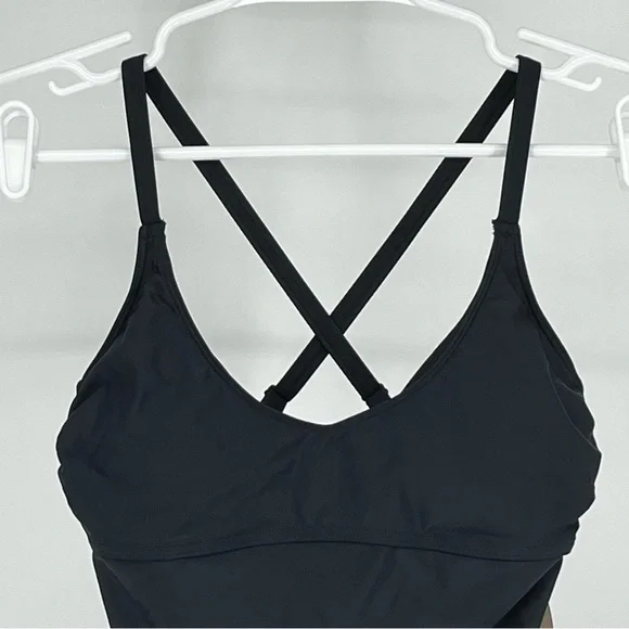 PRANA NWT MARINA ONE PIECE SWIMSUIT D/CUP BLACK 34D SMALL 32D EXTRA SMALL - Picture 6 of 12